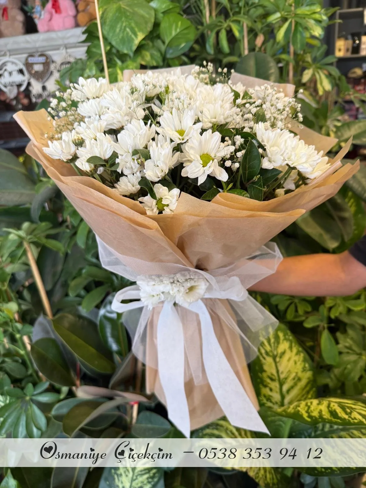 Kasımpatı Premium Papatya Buketi