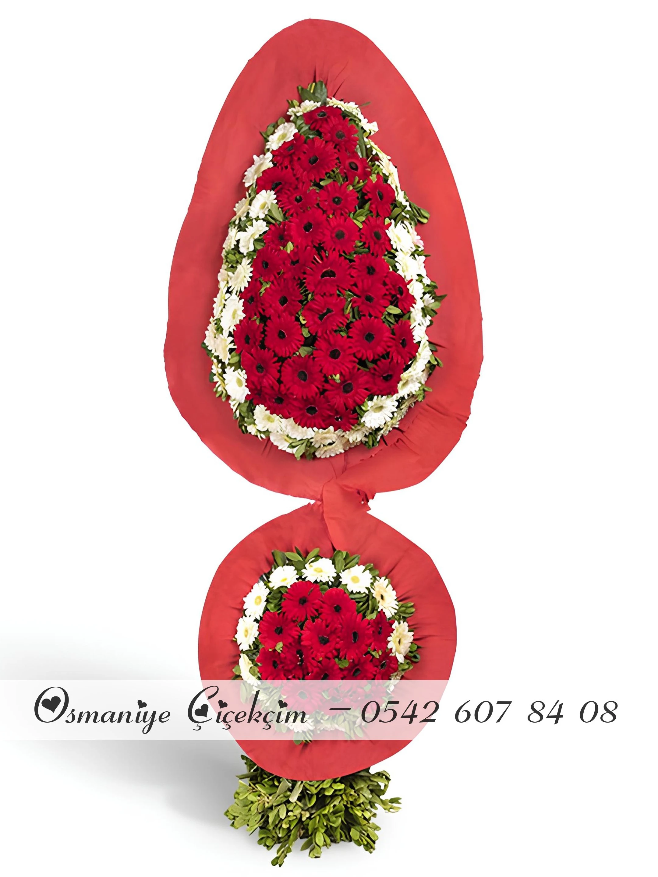 Kırmızı Uygun Fiyatlı Çelenk