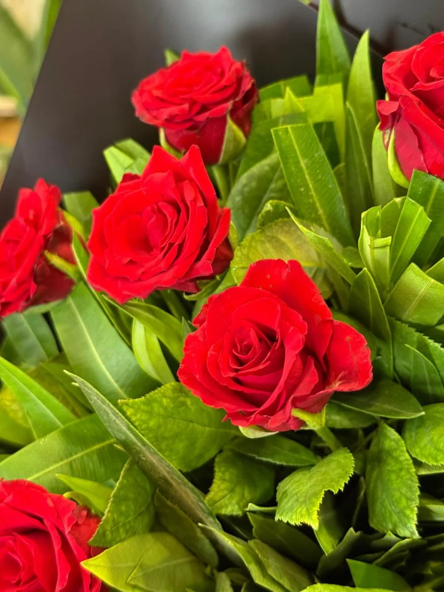 10 Adet Kırmızı Gül Buketi